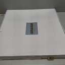 2222 inches Oversized Clear Acrylic Ottoman Tray Extra Large Decorative Tray Spill-Proof Serving Trays with Handles King-Size Safe Edge Organizer for Coffee Table Countertop Breakfast