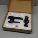 Fingerprint Door Lock with Handle Set,Electronic Keypad Deadbolt with 2 Knobs,APP,Auto Lock,100 User Codes,One Time Code,Voice Prompts,Anti-Peeking Password,Home, Apartment,Satin Nickel