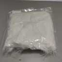 Tatuo 4 Pcs Faux Fur for Craft 10 x 10 Inch Fur Fabric Square Shaggy Fake Fox Patches Fabric Cuts Chair Cover Seat Cushion Pad for DIY(White,4 Pcs)