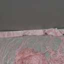 YIIBAII Beaded Curtain Beaded Curtains for Doorways Weave Suitable for Interior Decoration and Partitions Hippy Closet Curtains (Pink, 35"x79")