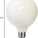 MRDENGE26 LED Dimmable Light Bulbs 100 Watt Equivalent,Large G40(G125) LED Bulb, 120V Soft White Globe Light Bulb for Decorative (2700K) Pack of 1