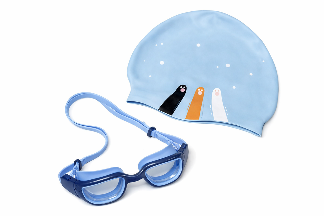 Zeligerstar Kids Swim Goggles,Swimming Goggles for Kids 6-14, Anti-Fog UV Protection Pool Glasses for Boys Girls (Blue+Clear Lens
)