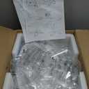 Ceiling Fan with Lights Remote Control, White Flower Ceiling Fan with Light, 3 Light Color Modern Low Profile Flush Mount Ceiling Fan for Kitchen Bedroom Living Room