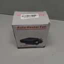 Car Heater, Portable Electronic Auto Fan Heater 12V 200W 2 in 1 Heating/Cooling Function Fast Heating Car Defrost Defogger, Black