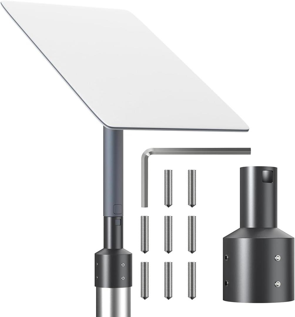 Pole Mount,Pipe Adapter,Aluminum Mounting Kit for Starlink V2 TV Masts and Satellite Masts (2.5" MT6)