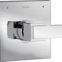 Delta Faucet Ara 14 Series Single-Function Chrome Shower Valve Trim Kit, Shower Handle, Delta Shower Trim Kit, Chrome T14067 (Valve Not Included)