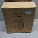 2 Pack 5 Gallon Bathroom Trash Can with Lid, Automatic Motion Sensor White Trash Can, Touchless Slim Waterproof Garbage Bin for Kitchen, Bedroom, Office, and Bathroom