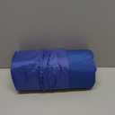 FUN PAC Camping Sleeping Pad with Pillow Built-in Foot Pump Inflatable Sleeping Mat Compact for Camping Backpacking Hiking Traveling - Blue