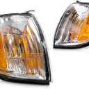 For Toyota Tundra Signal Light Assembly 2000 01 02 03 2004 Pair Driver and Passenger Side Regular/Access Model Replacement For TO2530135, TO2531135 | 81520-0C010, 81510-0C010