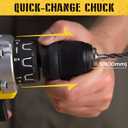 SIDSYS 21V Max Cordless Electric Drill Set, 3/8" Keyless Chuck Power Drill 17+1 Torque, 2 Variable Speed, Built-In LED, Versatile Hand Drills for Wood Drilling/Screw Removal