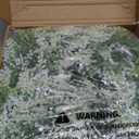 26'' Lavender and Boston Ferns Wreath for Front Door - Large Artificial Greenery Outdoor Wreath for Porch,Window,Farmhouse,Home,Hanging Decor- Spring, Summer, All Seasons (White-Green)