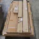 OVE Decors Bel 48-in W x 81-in H Framless Sliding Shower Door Corner Shower Kit, Shower Base and Side Panel Included in Satin Nickel