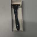 Harry's Original Shaving Kit for Men - Razor Handle and 3 Razor Blade Refill Cartridges - German Engineered - Charcoal (1 Count (Pack of 1))