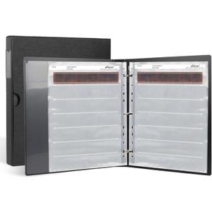 eTone Archival Storage Sheets 135 35mm Negative Page Preservers Sleeves with Film Album Ring Binder (50x135)