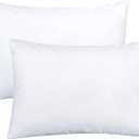 NTBAY 2 Pack Cotton Down Alternative 13x18 Pillows, Machine Washable - Soft and Breathable Travel Small Pillows for Sleeping, Ideal for Daycare, Crib, Cot
