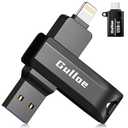 Gulloe 512GB USB Flash Drive Intended for iPhone iPad, Memory Stick Storage for Photos and Videos Backup, Compatible with iPhone iPad Android PC, Plug and Play, No Application Required (Rose Gold)
