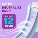 Poise Ultra Thin Incontinence & Postpartum Pads with Wings for Bladder Leaks, 5 Drop Maximum Absorbency, Long Length, 34 Count, Packaging May Vary