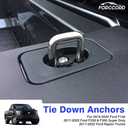 Ajuste personalizado para anclajes de amarre 15-22 23 24 25 26 Ford F-150 17-25 26 Ford F250 F350 Super Duty y Ford Raptor amarre de caja para camiones-paquete de 2 accesorios de repuesto