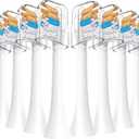 Replacement Toothbrush Heads, Compatible with Philips Sonicare Click-on Handles Replacement Brush Head with All-in-One Cleaning Electric Toothbrush Head, 8 Pack Replacement Heads