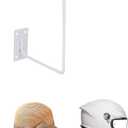 CHADWICK White Wall Mount Hat & Wig Display Stand - 21-Inch Mannequin Head for Hats, Wigs, Caps, and Jewelry Storage (Single)