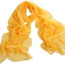 Tapp Collections Fashionable Soft Chiffon Scarf (Solid / Golden Yellow)