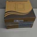 Bathroom Exhaust Fan, 12 INCH, Upgraded Quiet Square Vent Fans, 141 CFM, for Bathroom, Office, Home