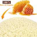 BeyTyKy White Beeswax Pellets 100% Pure and Natural Triple Filtered Beeswax for Candle Making, Skin, Face, Body, Hair Care DIY Creams, Lotions, Lip Balm and Soap Making Supplies, 1Lb