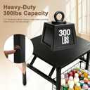 Portable Mini Fridge Stand, No Assembly Heavy Duty 300LBS