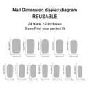 French Tip Press On Toenails Square Fake Nails Medium False Nails With Glitter Design Full Cover Artificial Acrylic Glue On Nail Cute Stick On Toenail For Women Manicure Kit 48pcs