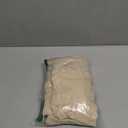 Cotton Linen Kitchen Curtains for Windows with Burlap Lace Trim Rustic Farmhouse 36 inch Rod Pocket Neutral Short Curtain Window Treatment Tiers,Set of 2