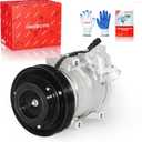 PHOBOOS A/C Compressor with Clutch Compatible with Acura MDX 2007-2013, ZDX 2010-2013 & Honda Odyssey 2008-2017, Pilot 2008-2015, Ridgeline 2009-2014, V6 3.5L/3.7L. Ref. CO-10840C, 158334