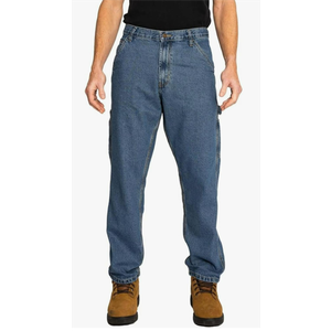 FULL BLUE Carpenter Denim Jeans, Relaxed Fit, Utility Pocket & Hammer Loop 32Wx34L
