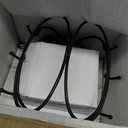 LYEOBOH 3oz Coffee Espresso Cups with Saucers Set of 6, Ceramic Small Coffee Cups with Holder and Spoons, Cute Demitasse Cups for Espresso, Latte, Mocha, Housewarming Gift - Farmhouse, Brown