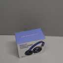 AILIHEN C8 Kids Headphones Wired, On-Ear Headphones with Microphone and Volume Control Foldable Corded Stereo 3.5mm Headset for School Teens Smartphones Chromebook Laptop Tablets Travel (Black Blue) (Medium)