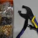 Snap Tool for Boat Covers, Heavy Duty Snap Fastener Tool, Snap Installation Tool with 320 PCS 4 Color 15mm Metal Snaps for Fabric