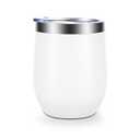 Cute Cartoon Mouse Gifts Initial A-Z Personalized Wine Tumbler Cup, Magic Mouse Printed 12 oz Stainless Steel Coffee Wine Tumbler Cup with Lid for Women Girls Mouse Lover Birthday Christmas Gift (H)