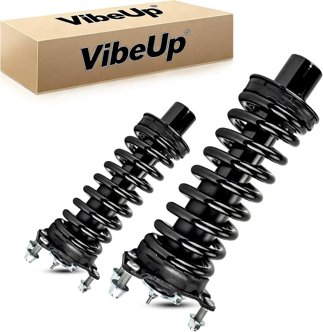 VibeUp Front Pair Complete Struts Shock Absorber for Dodge Nitro V6 3.7L/4.0L 2007-2011;for Jeep Liberty L4 2.4L 2002-2005;Liberty V6 3.7L 2002-2012, 171577L/171577R Struts with Coil Spring Assemblies