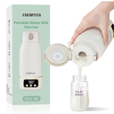 Portable Bottle Warmer for Travel, Fast Baby Bottle Warmer Portable with Precise Temperature Control, 17 OZ Milk Warmer, LeakProof Cordless Breastmilk Warmer, Fits Most Baby Bottles for On the Go