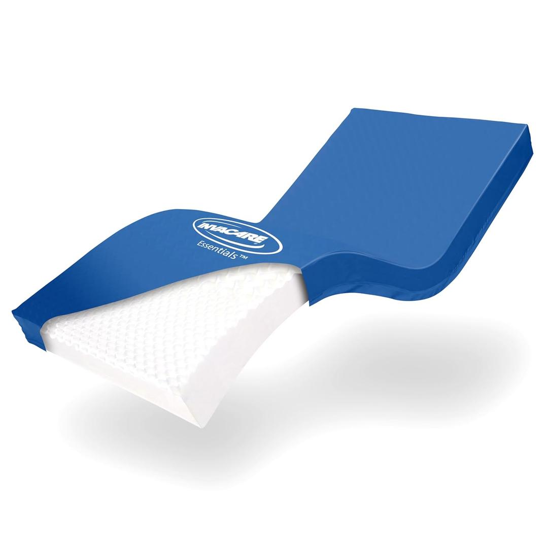 Invacare Hospital Bed Mattress, Fluid-Resistant Removable Cover, Long Term Care Pressure Redistribution Medical-Grade Foam Mattress, 5 Fortress Shaped Cells, Made in the USA 80 x 38