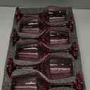 Pink Wine Glasses Set of 6, 12oz Stemmed Glasses, Thick & Colored, Dishwasher Safe Stemware for Red or White, Gift for Party, Holiday, Anniversary, Restaurant, Home Bar, Daily Use