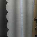 Scalloped Bulletin Board 48x36 inches, Decorative Felt Pin Board for Wall