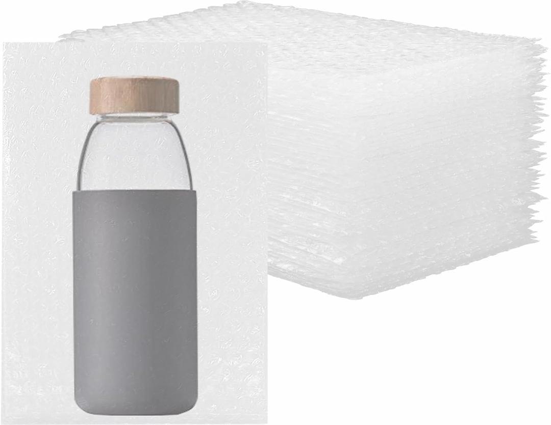 6''x10'' Bubble Pouches Wrap, 25Pcs Clear Bubble Out Bags Protective Shockproof Foam Bags, Double Walled Cushioning Bags for Storage, Moving, Shipping and Packing Supplies for Dishes Glasses Plates