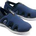 BASS OUTDOOR Women's Vented Mesh Water Shoes – Pull-on Trail Sneakers Hiking, Size 8