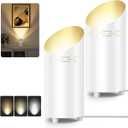 2 Pack Uplights Indoor Floor Can Lights, 3000K/4000K/6000K Spotlight Indoor with GU10 Bulbs, Uplighting Spotlights with Foot Switch for Living Room Corner Sofa House Plant Wall Artwork Decor