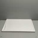 Stone Bath Mat Diatomaceous Earth Shower Mat Non-Slip Super Absorbent Diatomite Stone Bath Mats for Bathroom Floor Quick Drying Natural Easy to Clean(23.6''15.4" White)