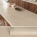 VEELIKE Matte Sandstone Marble Countertop Contact Paper 24''x354'' Counter Top Peel and Stick Waterproof Self Adhesive Neutral Beige Marble Contact Paper for Countertops Kitchen Vinyl Wrap Removable