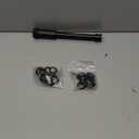 Orion Motor Tech Locking Hitch Pin, Fits 2" & 2.5" Receiver with 5/8" Diameter Hitch Pin Lock, Anti-Theft Steel Hitch Pin Lock with Key for Class III IV, Anti-Rattle Trailer Hitch Pin with O-Rings (2 & 2.5 in - 1 Pack, Black)