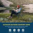 GCI Outdoor Kickback Rocker Camping Chair - Indigo Blue