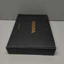 HIKAA Forged Silverware Set Stainless Steel Flatware Set,Service for 8,Matte Satin Polished Cutlery Set, with Serving Set and Metal Organizer (Matte Silver 45PCS)