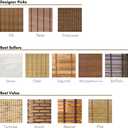 CHICOLOGY Bamboo Roman Shade, Cordless Light Filtering Woven Wood Window Treatment for Living Room, Dining Room, Kitchen & Office, Natural Bamboo Blinds for Boho Coastal Decor, Moose, 27" W x 64" H